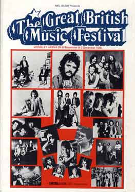Slade JAM GEN X GREAT BRITISH FESTIVAL 1978