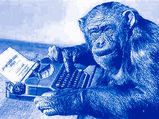 slade typing chimp